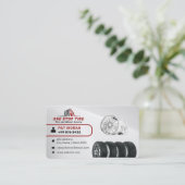 Carte De Visite Services de pneus modernes | Argent (Debout devant)