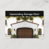 Carte De Visite Services de portes de garage de luxe (Devant)
