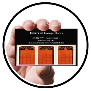 Carte De Visite Services de portes de garage Nouvelle conception