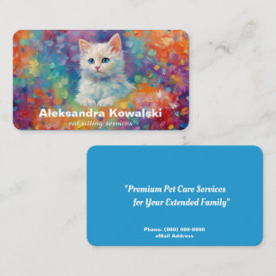 Carte De Visite Services de pose de chats