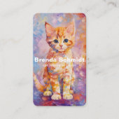 Carte De Visite Services de pose de chats (Devant)