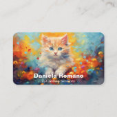 Carte De Visite Services de pose de chats (Devant)