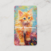 Carte De Visite Services de pose de chats (Devant)