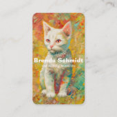 Carte De Visite Services de pose de chats (Devant)