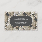 Carte de visite Services de pose pour animaux (Dos)