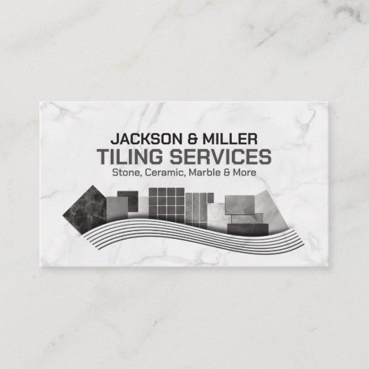 Carte De Visite Services de profilage - Couche de carreaux (Devant)