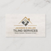 Carte De Visite Services de profilage - Couche de carreaux (Devant)