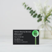 Carte De Visite Services de protection de la sécurité (Debout devant)