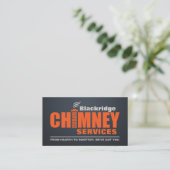 Carte De Visite Services de Ramonage de Cheminée et de Cheminées M (Debout devant)