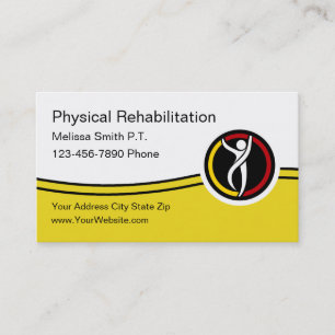 Carte De Visite Services de réadaptation médicale physique