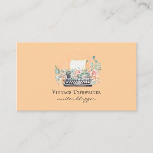 Carte De Visite Services de rédaction de blogueurs d'auteurs (Devant)