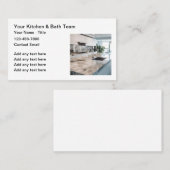 Carte De Visite Services De Redressement De Cuisine Et De Baignoir (Devant / Derrière)
