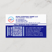 Carte De Visite Services de refroidissement de systèmes de refroid (Dos)