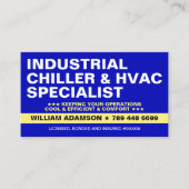 Carte De Visite Services de refroidissement de systèmes de refroid (Devant)