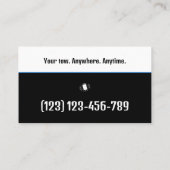 Carte De Visite Services de remorquage | Votre remorque n'importe (Dos)