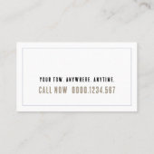 Carte De Visite Services de remorquage | Votre remorque n'importe  (Dos)