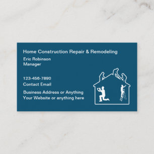 Carte De Visite Services de rénovation de maison de construction