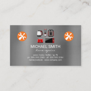 Carte De Visite Services de réparation à domicile Appareils Te