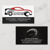 Carte De Visite Services de réparation automobile | Mécanique (Devant / Derrière)