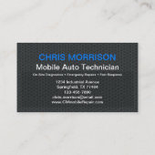 Carte De Visite Services de réparation automobile mobile (Dos)