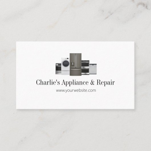 Carte De Visite Services de réparation d'appareils (Devant)