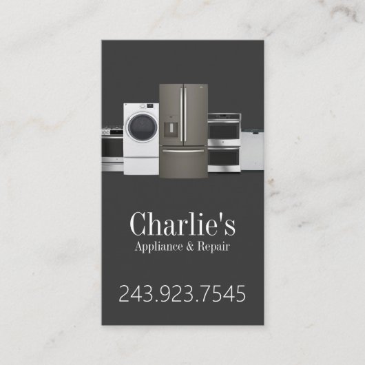 Carte de visite Services de réparation d'appareils (Devant)