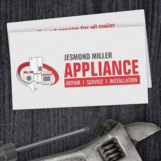 Carte De Visite Services de réparation de matériel