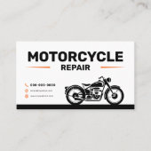 Carte De Visite Services de réparation de motos (Devant)