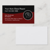 Carte De Visite Services de réparation de pare-brise pour automobi (Devant / Derrière)