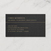 Carte De Visite Services de réparation de plomberie Clé Profession (Dos)