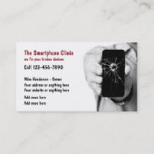 Carte De Visite Services de réparation de téléphones cellulaires (Devant)