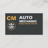 Carte De Visite Services de réparation de voitures mécaniques mobi (Devant)