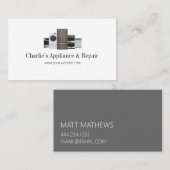 Carte De Visite Services de réparation des appliances  (Devant / Derrière)