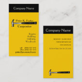 Carte De Visite Services de réparation du marteau de charpentier (Devant / Derrière)