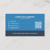 Carte De Visite Services de réparation informatique (Dos)