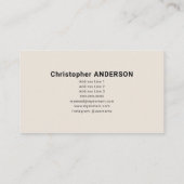 Carte De Visite Services de réparation maison (Dos)