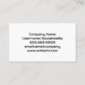 Carte De Visite Services de réparation maison | Handyman (Dos)