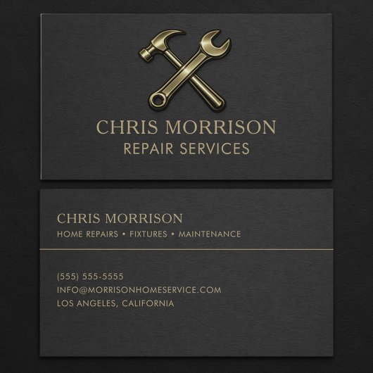 Carte De Visite Services de réparation Professionnel 