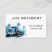 Carte De Visite Services de repérage de remorquage à plat (Devant)