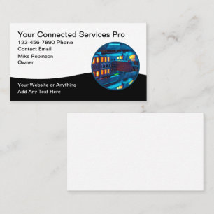 Carte De Visite Services de réseau informatique sur Internet