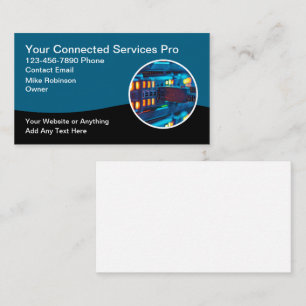Carte De Visite Services de réseau informatique sur Internet