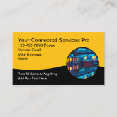 Carte De Visite Services de réseau Internet informatique (Devant)