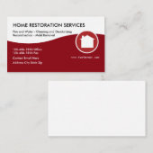 Carte De Visite Services de restauration à domicile (Devant / Derrière)