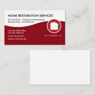 Carte De Visite Services de restauration à domicile