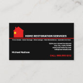 Carte De Visite Services de restauration à domicile (Devant)