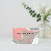 Carte De Visite Services de restauration automobile cool (Debout devant)