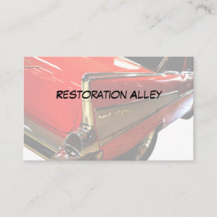 Carte De Visite Services de restauration automobile cool