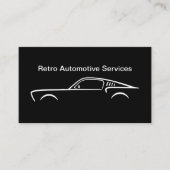 Carte De Visite Services de restauration automobile cool (Devant)