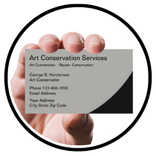 Carte De Visite Services de restauration d'art