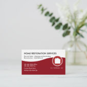 Carte De Visite Services de restauration de maison (Debout devant)